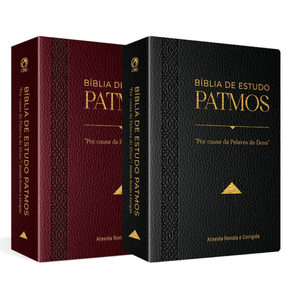 Bíblia de Estudo Patmos Grande Luxo